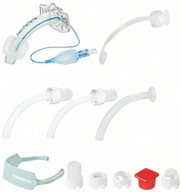 Трахеостомічна трубка KAN з манжетою, з отворами + комплект, розмір 8, Sumi